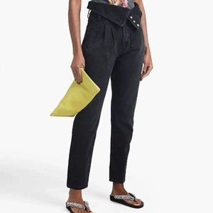 RE/DONE Cropped high-rise tapered jeans